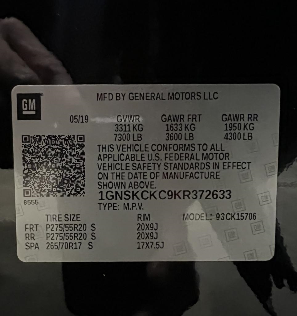 Chevrolet Tahoe Premier 4WD 2019