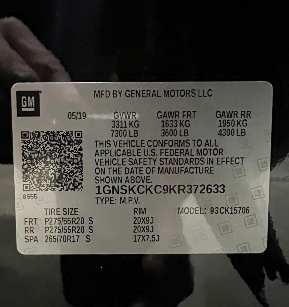 Chevrolet Tahoe Premier 4WD 2019