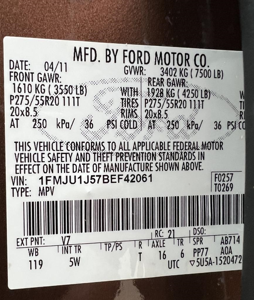 Ford Expedition King Ranch 4WD 2011