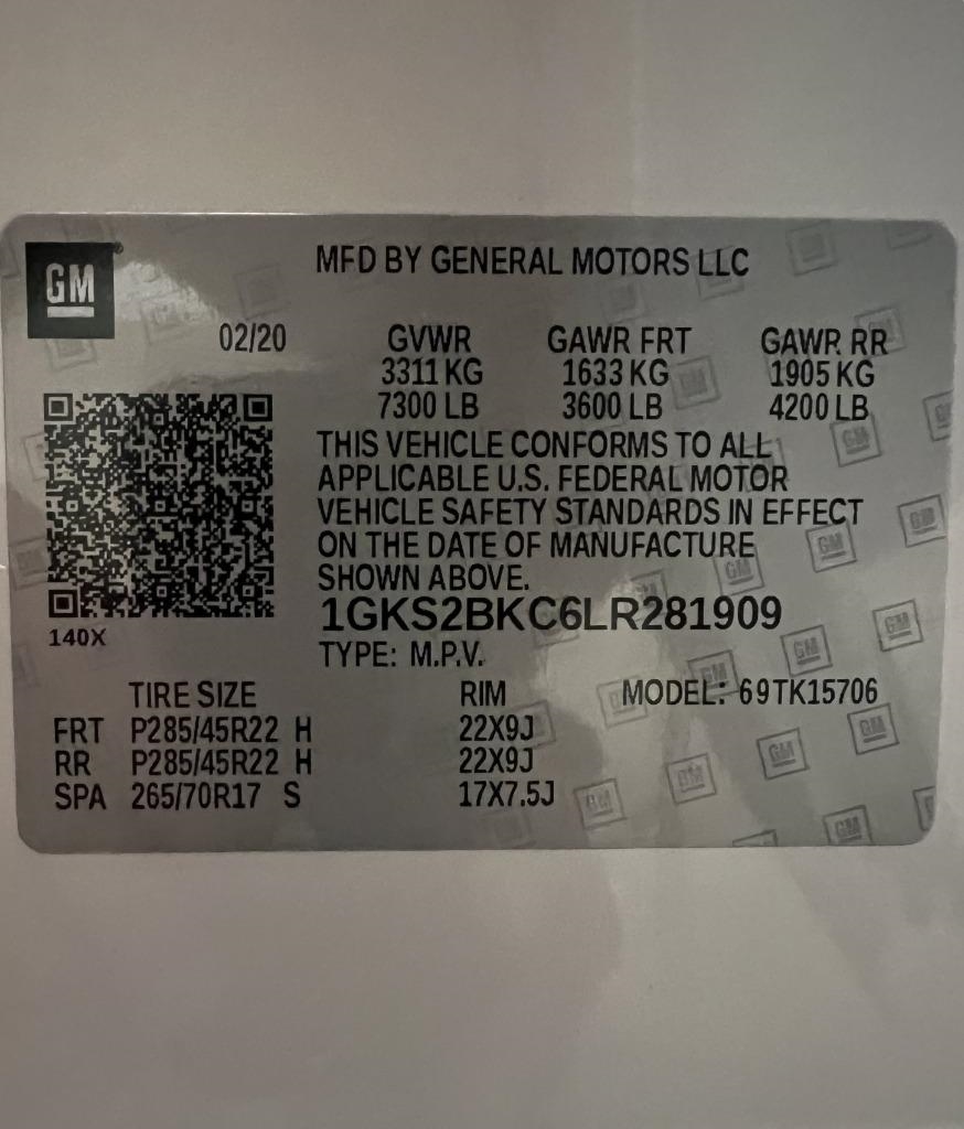 GMC Yukon SLT 4WD 2020