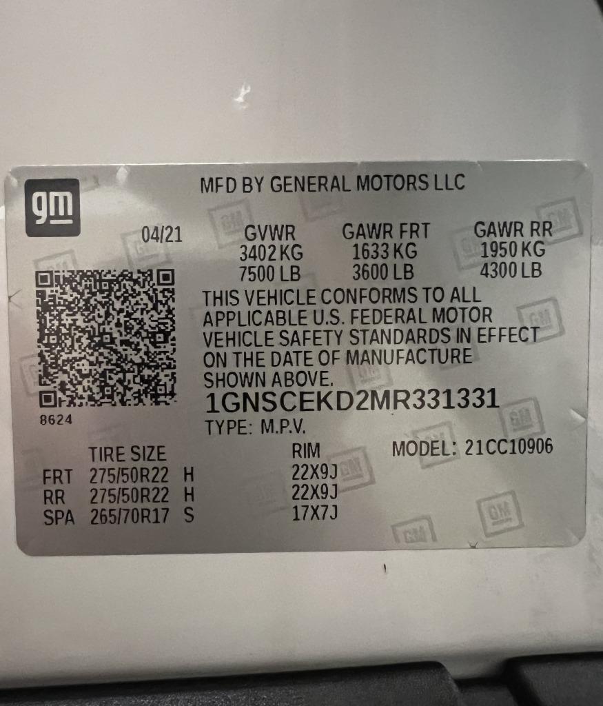 Chevrolet Suburban RST 2021