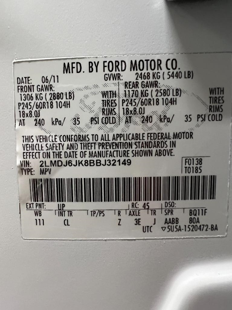 Lincoln MKX FWD 2011