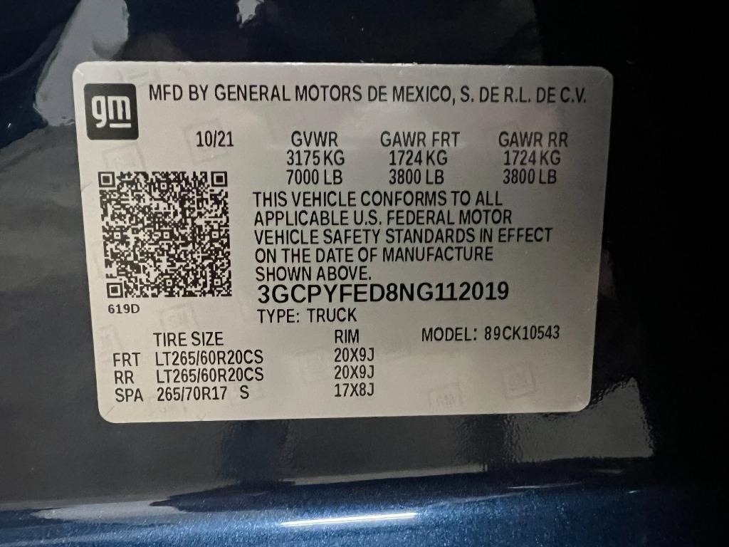 Chevrolet Silverado 1500 Limited LT Trail Boss Crew Cab 4WD 2022