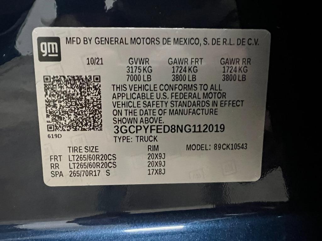 Chevrolet Silverado 1500 Limited LT Trail Boss Crew Cab 4WD 2022