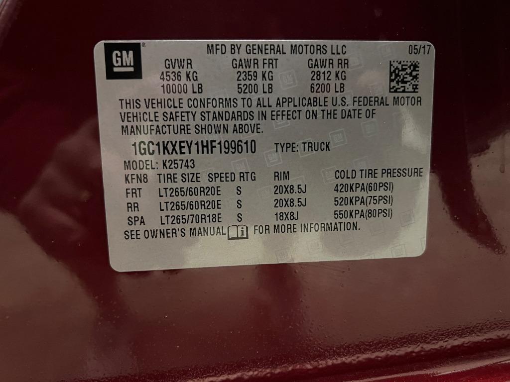 Chevrolet Silverado 2500HD LT Crew Cab 4WD 2017