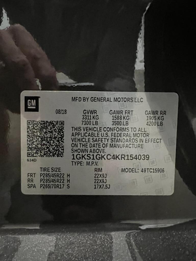 GMC Yukon XL SLT 2WD 2019