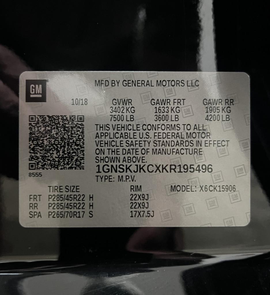 Chevrolet Suburban Premier 4WD 2019