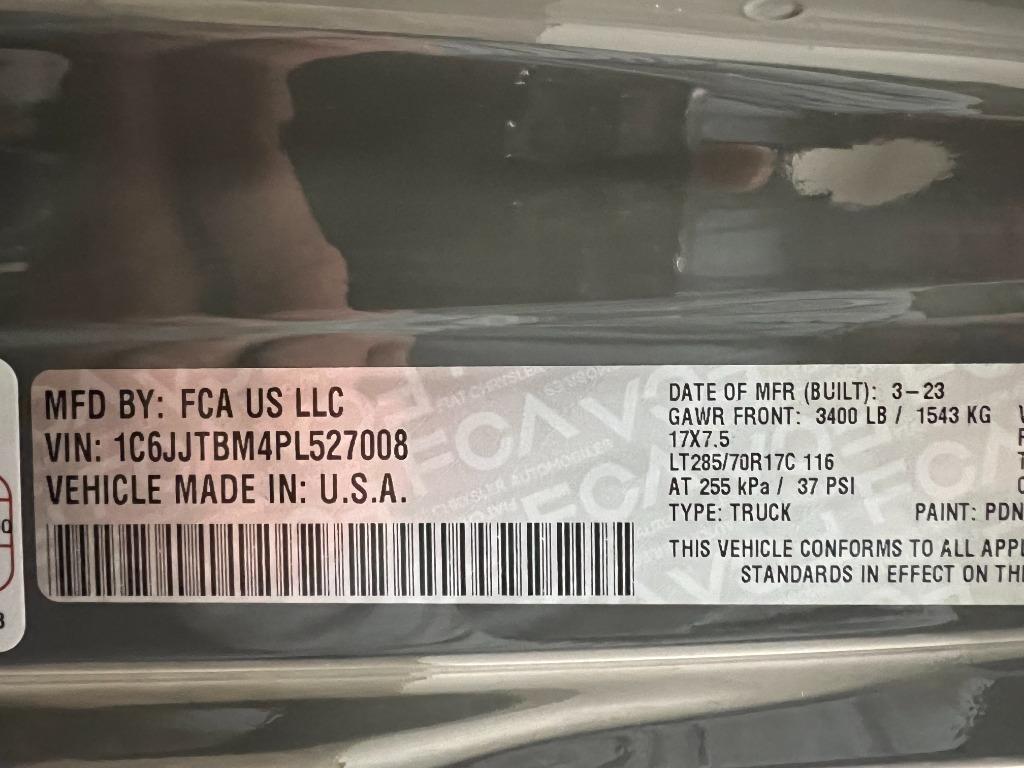 Jeep Gladiator Rubicon 2023