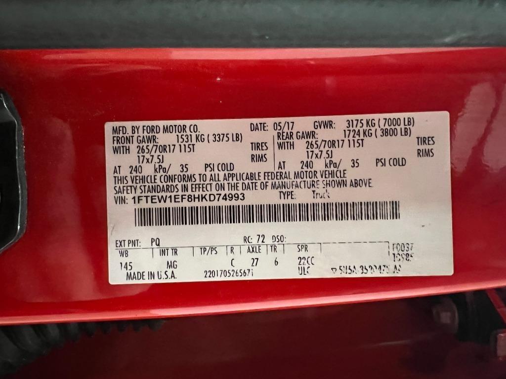 Ford F-150 XLT SuperCrew 6.5-ft. Bed 4WD 2017