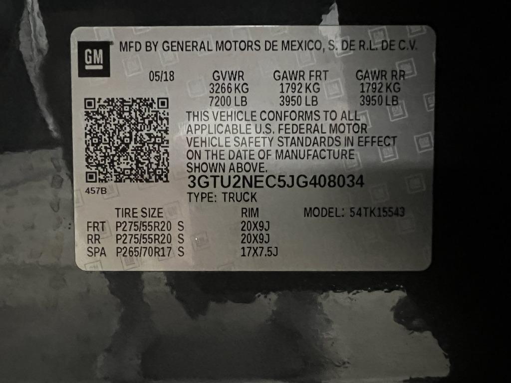 GMC Sierra 1500 SLT Crew Cab Long Box 4WD 2018