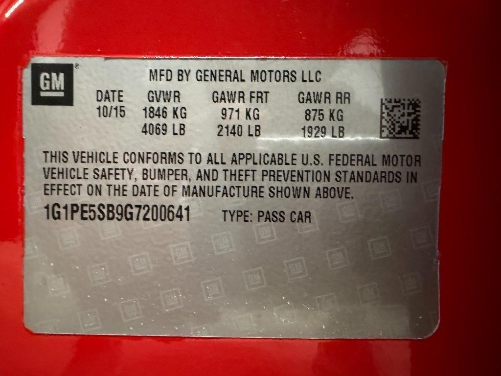 Chevrolet Cruze Limited 1LT Auto 2016