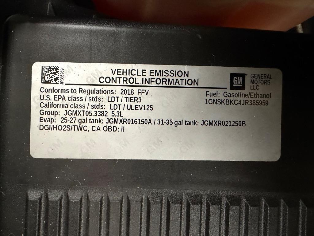 Chevrolet Tahoe LT 4WD 2018