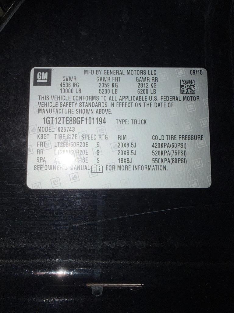 GMC Sierra 3500HD SLT Crew Cab 4WD 2016