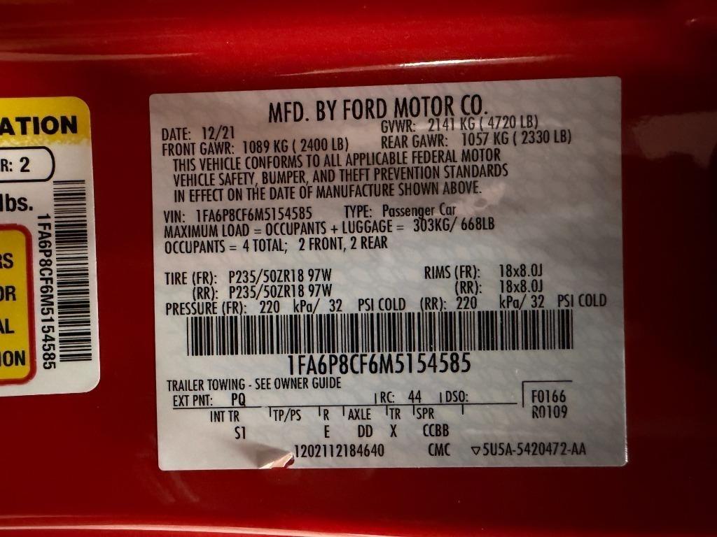 Ford Mustang GT Premium Coupe 2021