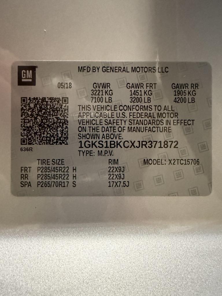 GMC Yukon SLT 2WD 2018