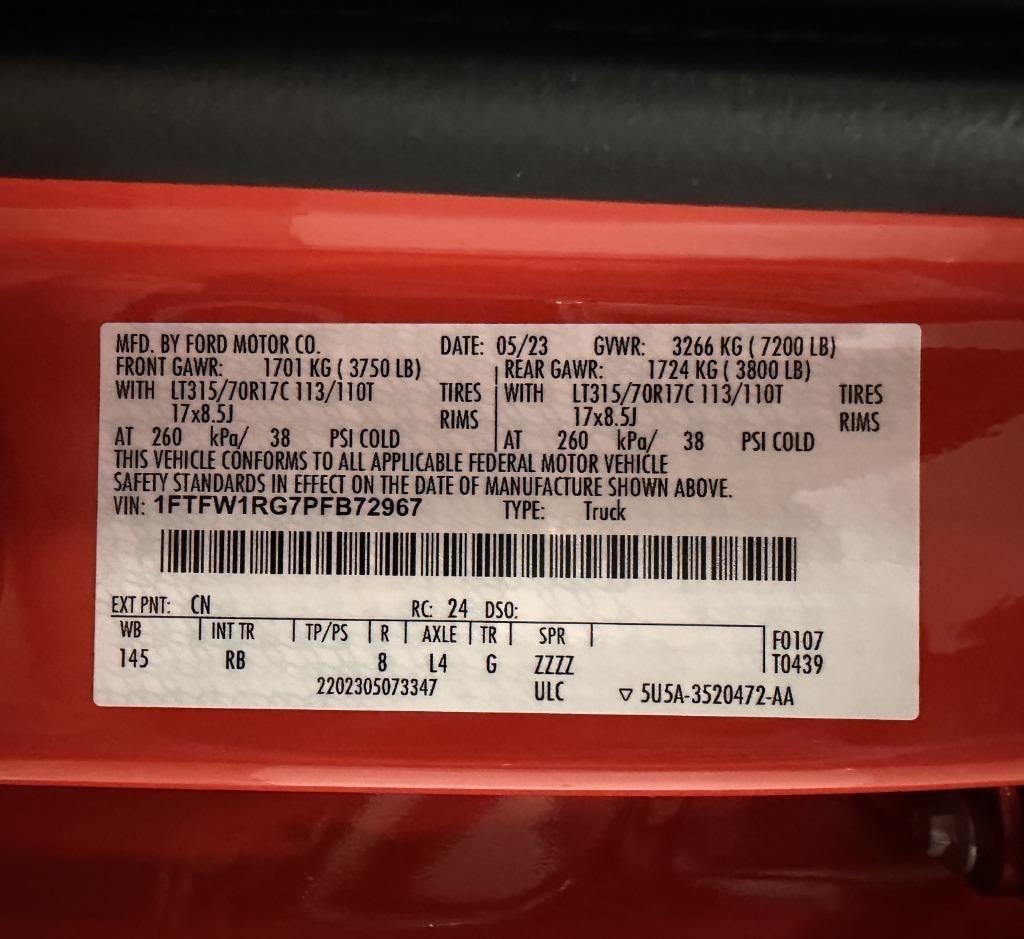 Ford F-150 Raptor SuperCrew 4WD 2023