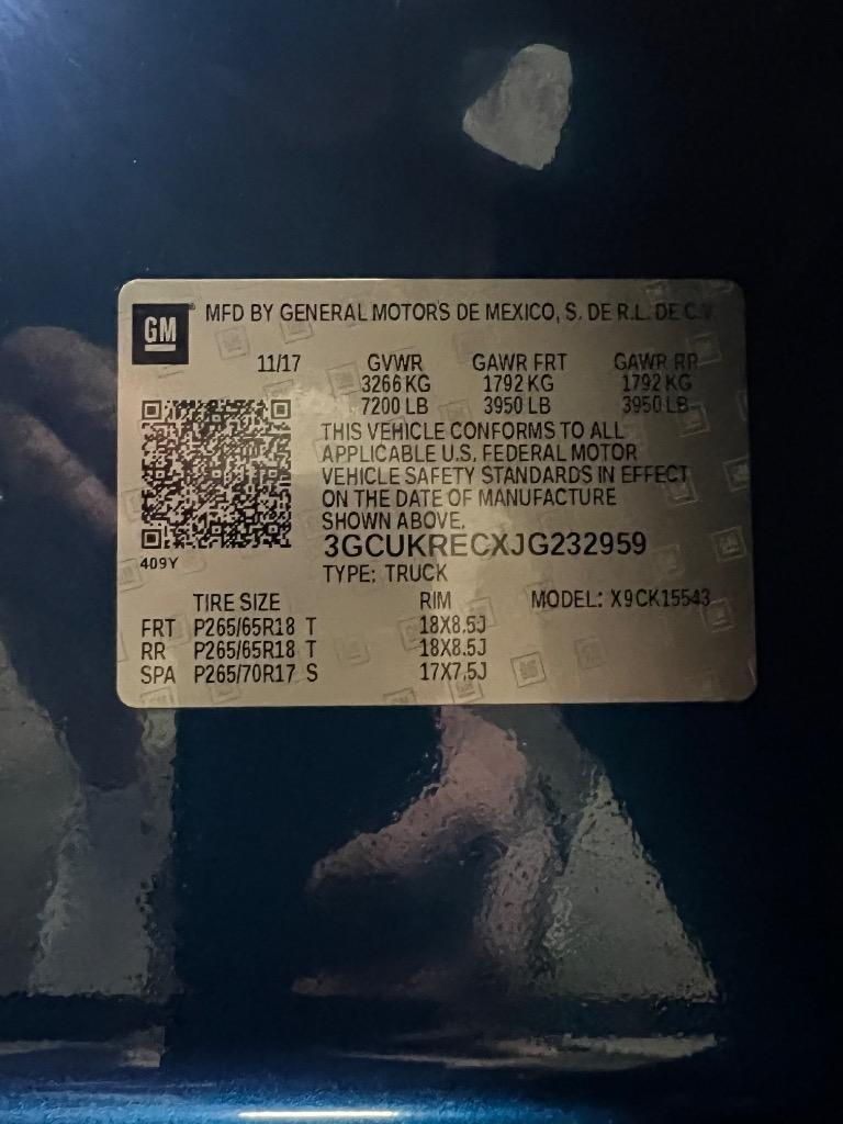 Chevrolet Silverado 1500 LT Crew Cab 4WD 2018