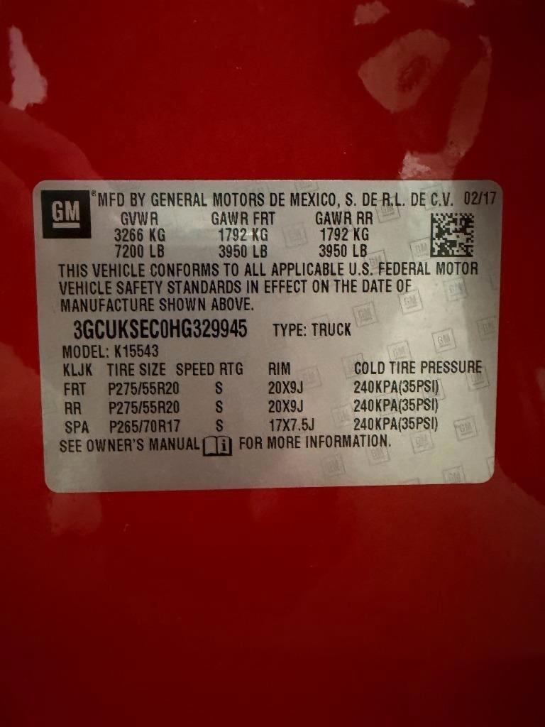 Chevrolet Silverado 1500 LTZ Crew Cab 4WD 2017