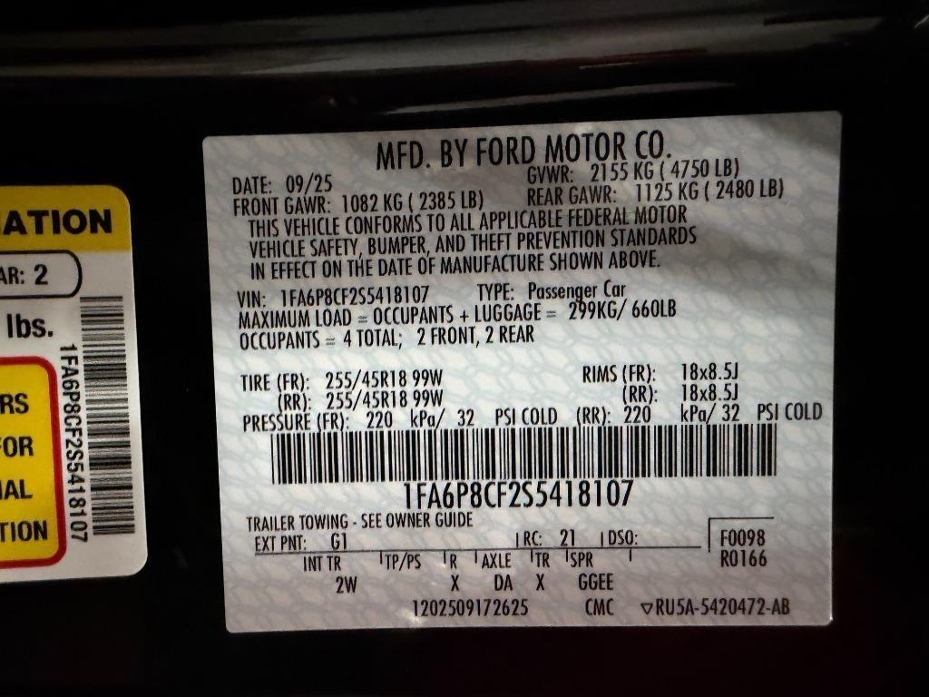 Ford Mustang GT Coupe 2025