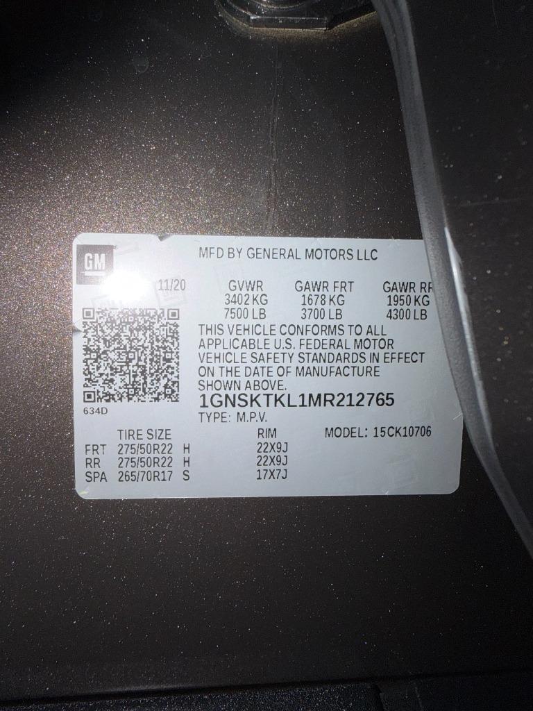 Chevrolet Tahoe High Country 4WD 2021