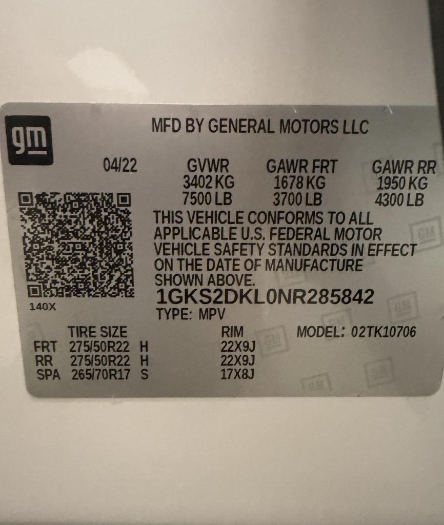 GMC Yukon Denali 4WD 2022