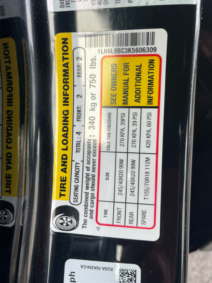 Lincoln Continental  2019