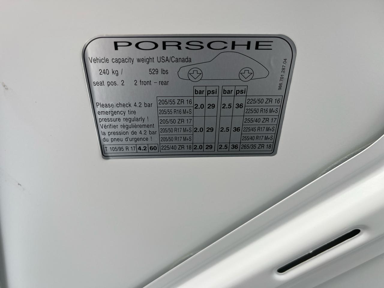Porsche Boxster Base 1998