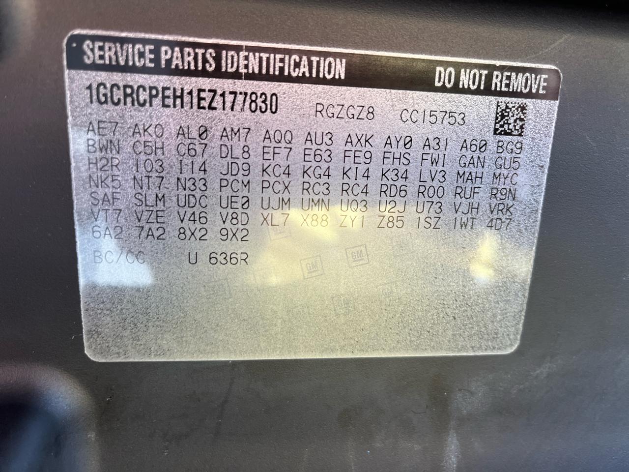 Chevrolet Silverado 1500 Work Truck 1WT Double Cab 2WD 2014