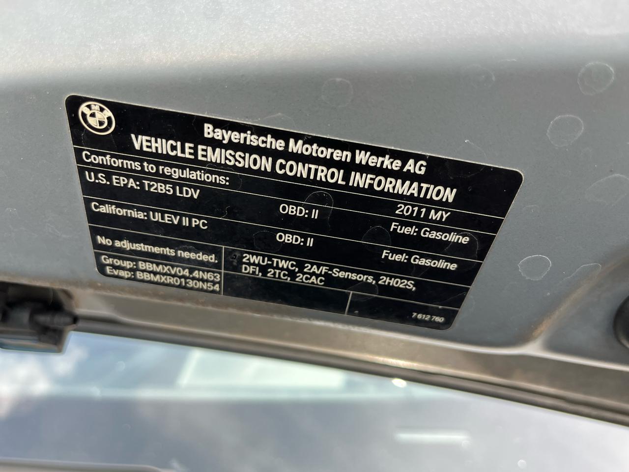 BMW 5-Series 550i 2011