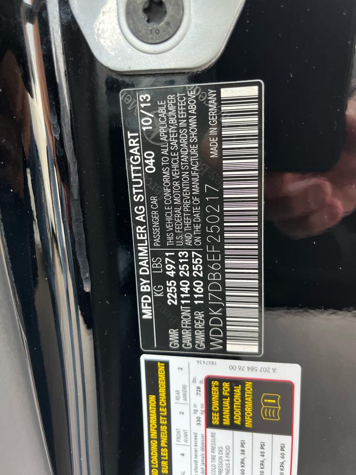 Mercedes-Benz E-Class E550 Coupe 2014