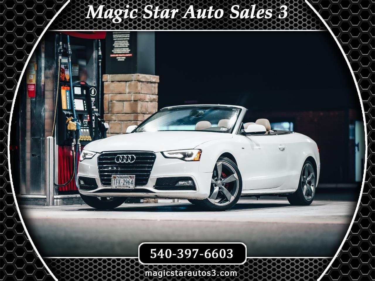 2015 Audi A5 2dr Cabriolet Auto quattro 2.0T Premium Plus