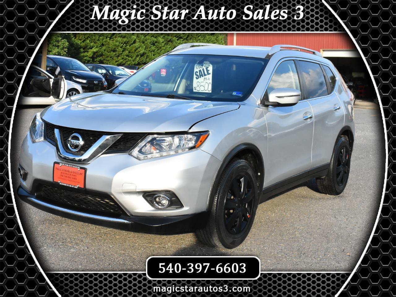 Nissan Rogue FWD 4dr S 2016