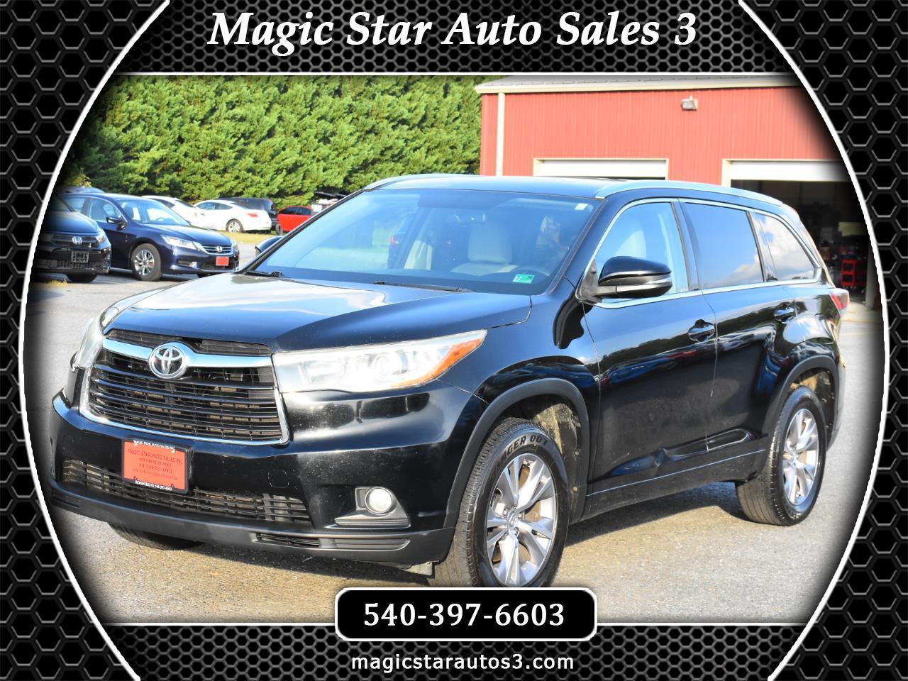 Toyota Highlander FWD 4dr V6 XLE (Natl) 2015