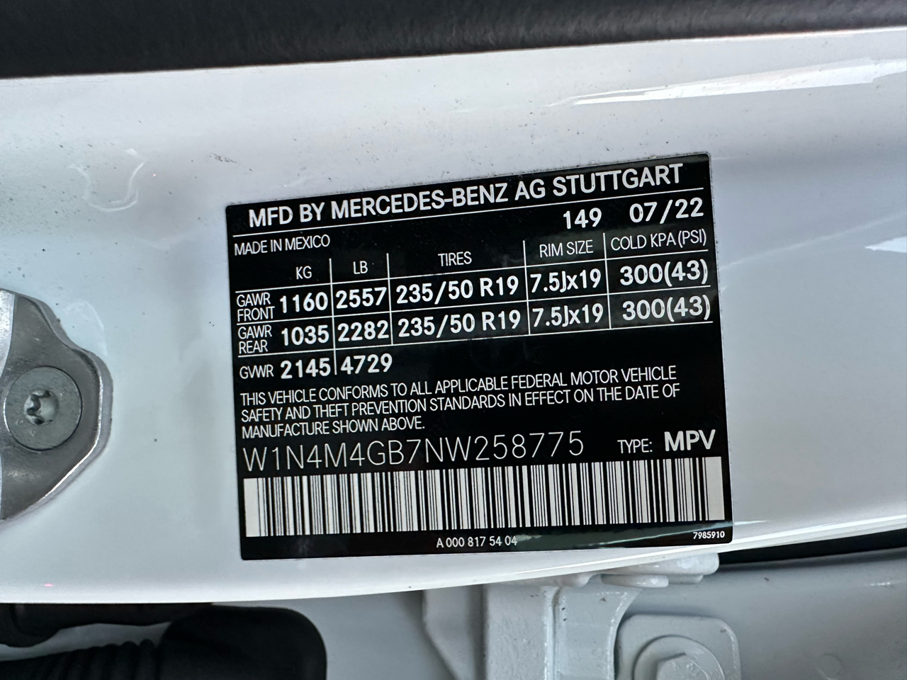 2022 Mercedes Benz GLB 250 photo 27