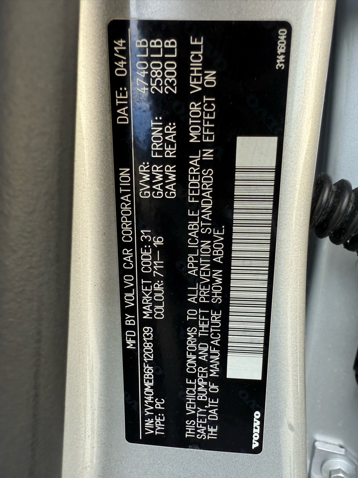 Volvo V60 4dr Wgn T5 Drive-E Premier FWD 2015 Volvo V60 4dr Wgn T5 Drive-E Premier FWD 2015