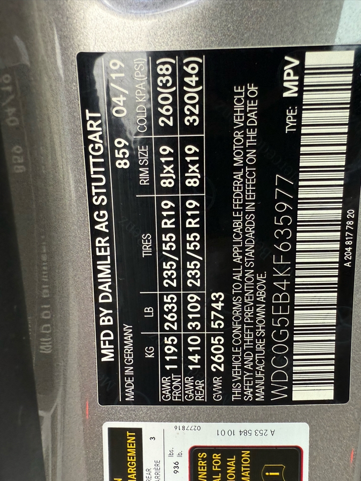 Mercedes-Benz GLC GLC 350e 4MATIC SUV 2019 Mercedes-Benz GLC GLC 350e 4MATIC SUV 2019