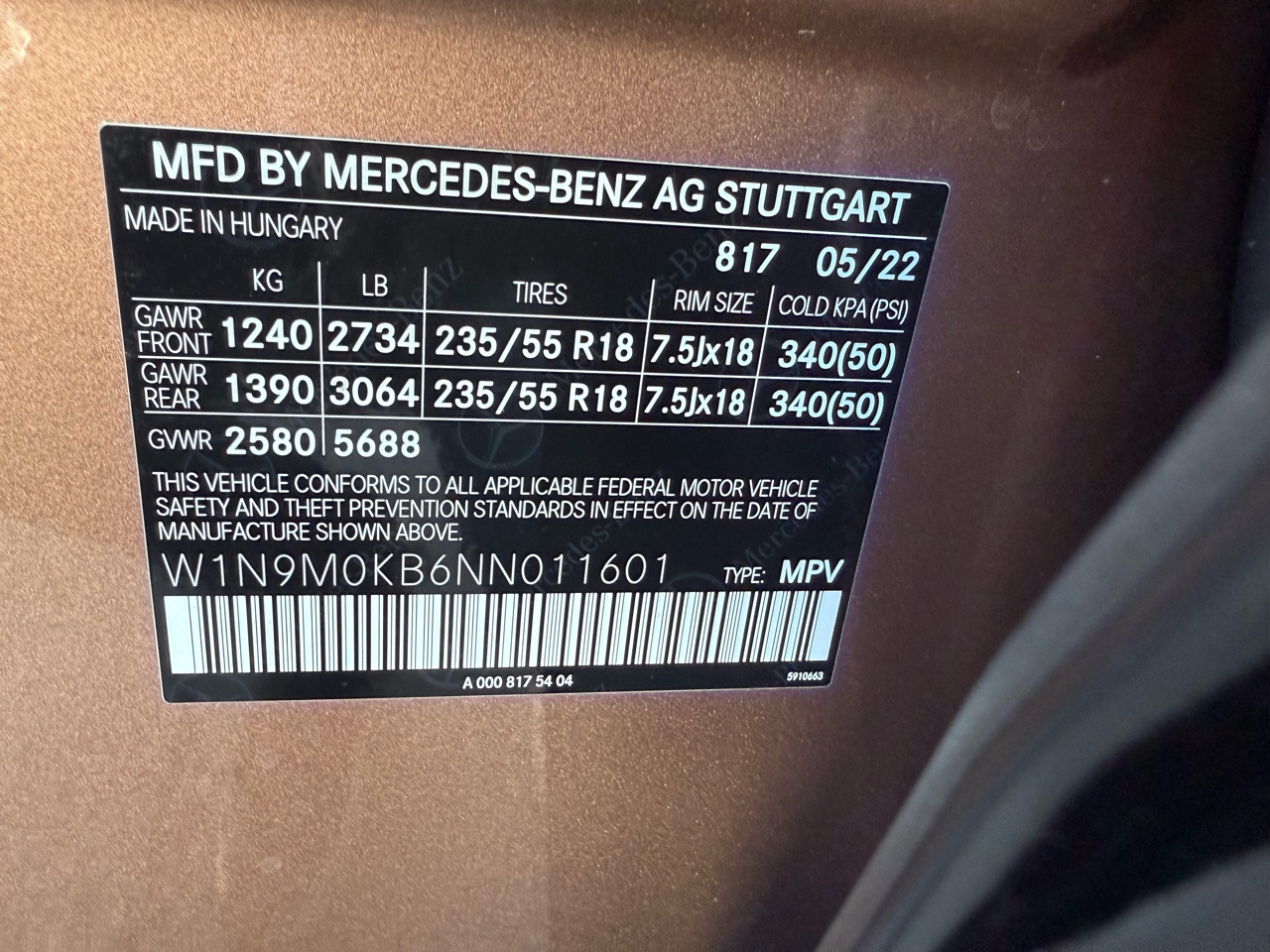 Mercedes-Benz EQB EQB 300 4MATIC SUV 2022 Mercedes-Benz EQB EQB 300 4MATIC SUV 2022