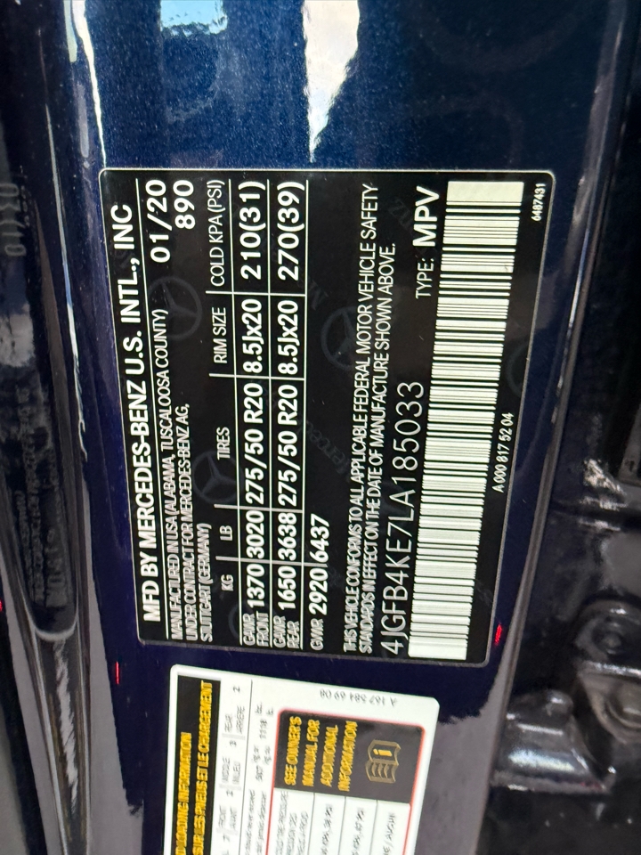 Mercedes-Benz GLE GLE 350 4MATIC SUV 2020