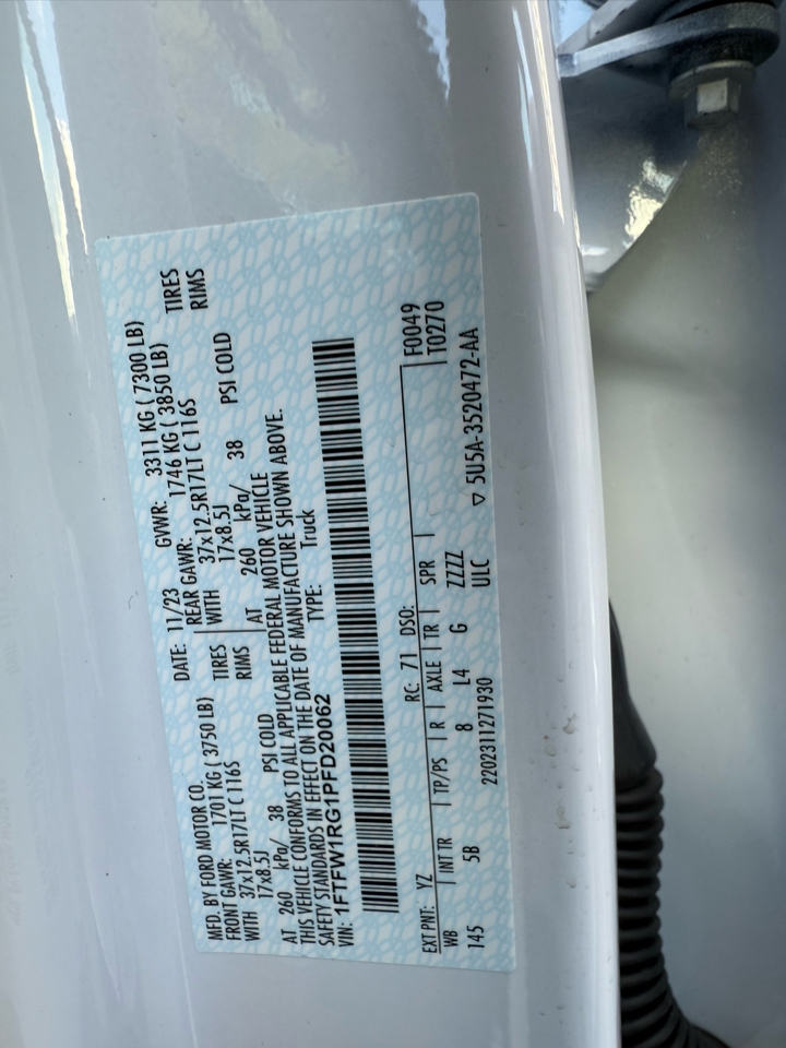 Ford F-150 SVT Raptor SuperCrew 5.5-ft. Bed 4WD 2023