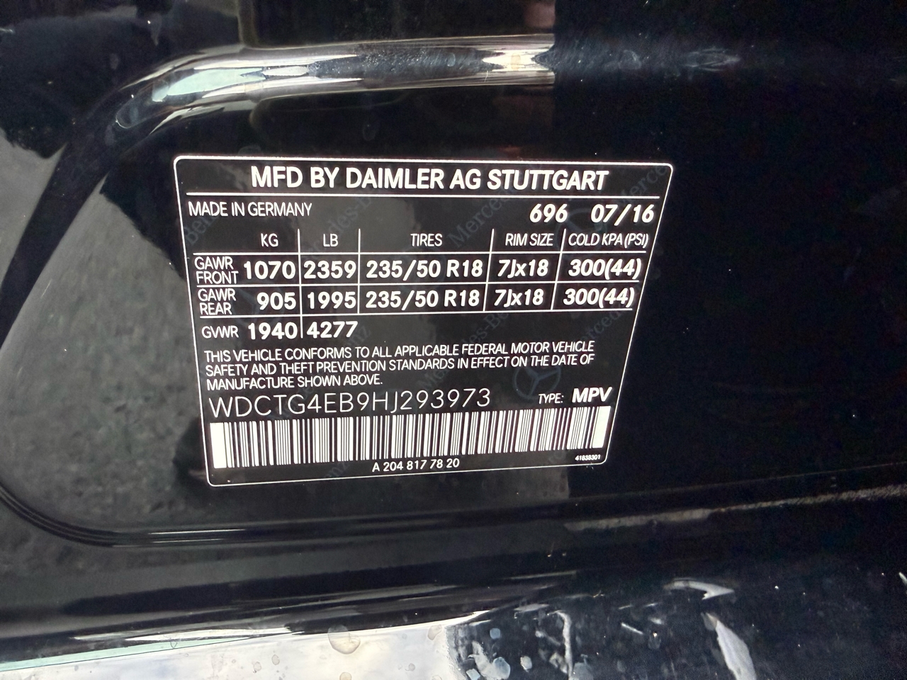 Mercedes-Benz GLA GLA 250 SUV 2017