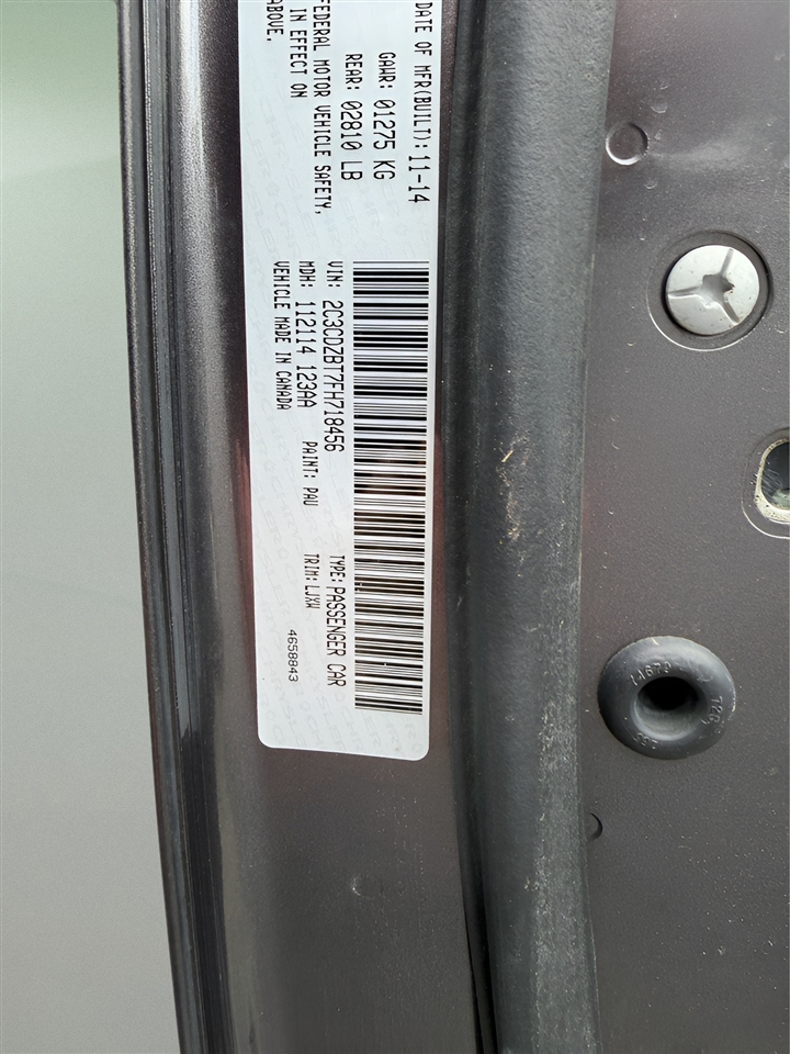 Dodge Challenger 2dr Cpe R/T Plus 2015