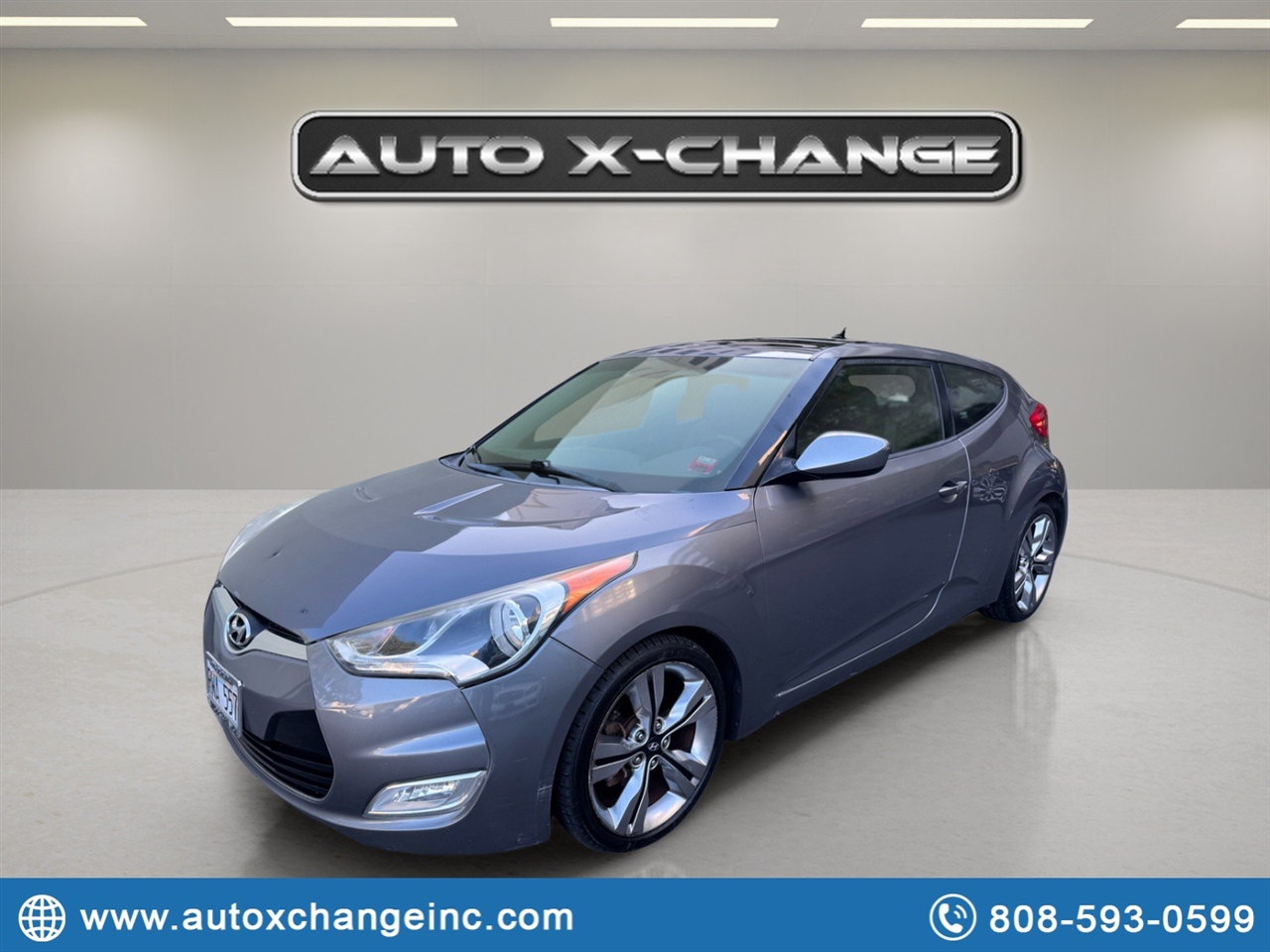 2013 Hyundai Veloster 3dr Cpe Auto w/Black Int