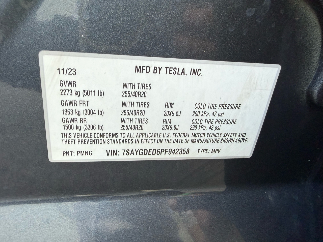 Tesla Model Y RWD 2023