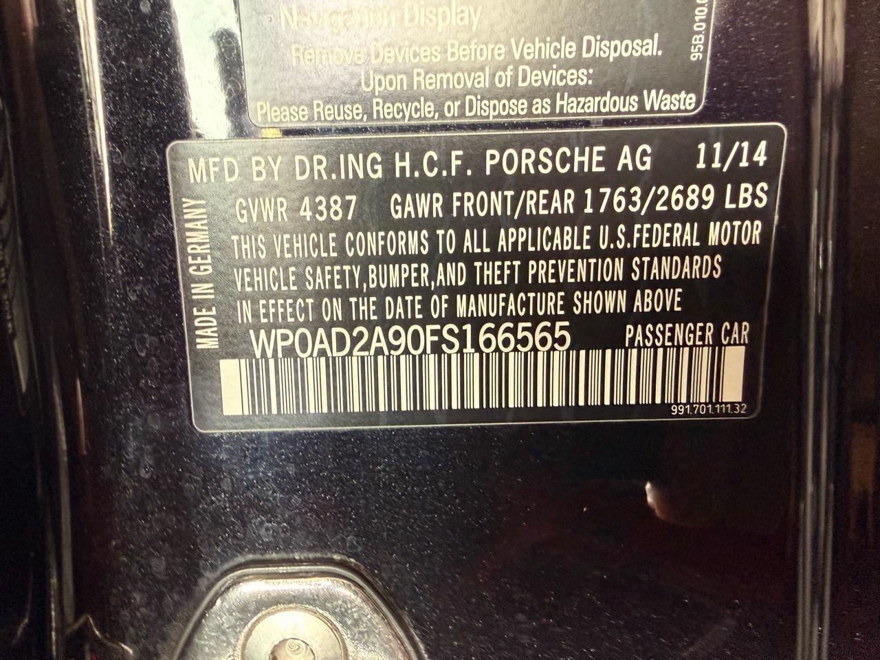 Porsche 911 Turbo  2015