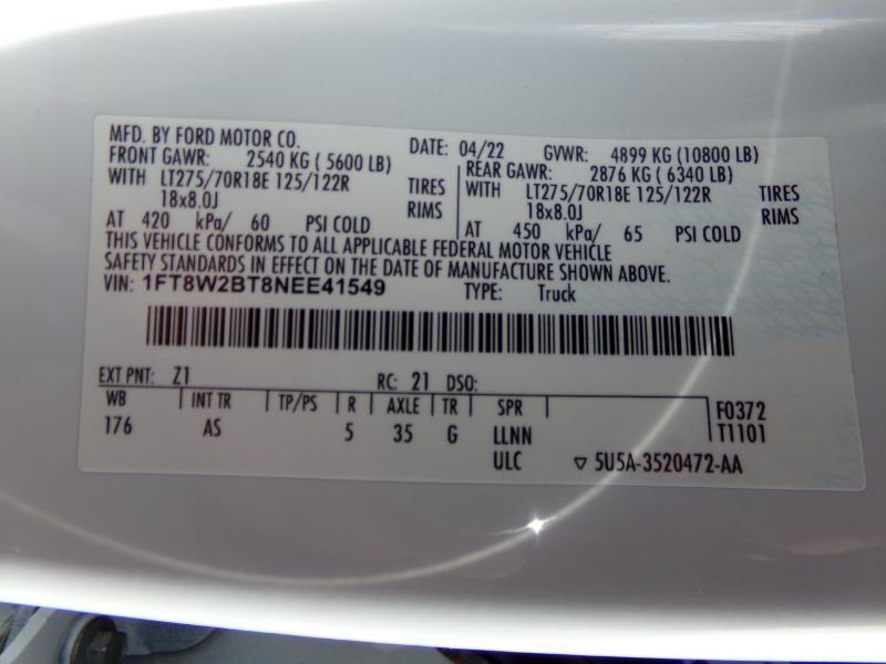 Ford F-250 SD XL Crew Cab Long Bed 4WD 2022