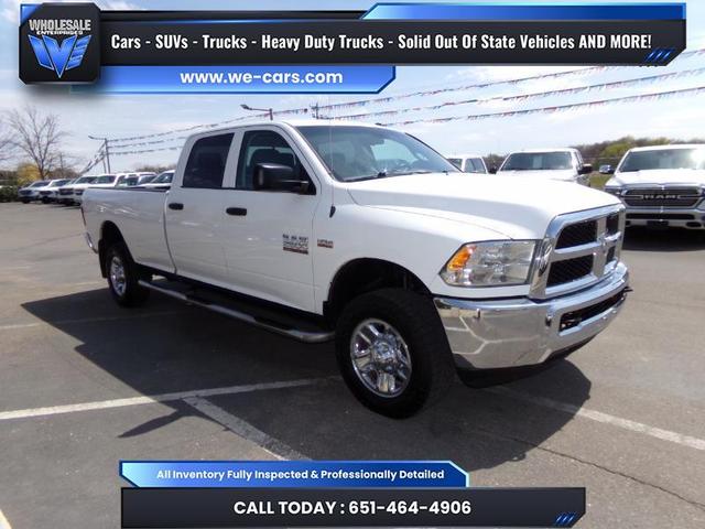 White 2014 RAM 2500 Tradesman Crew Cab LB 4WD Pickup Truck Four-Wheel Drive Automatic