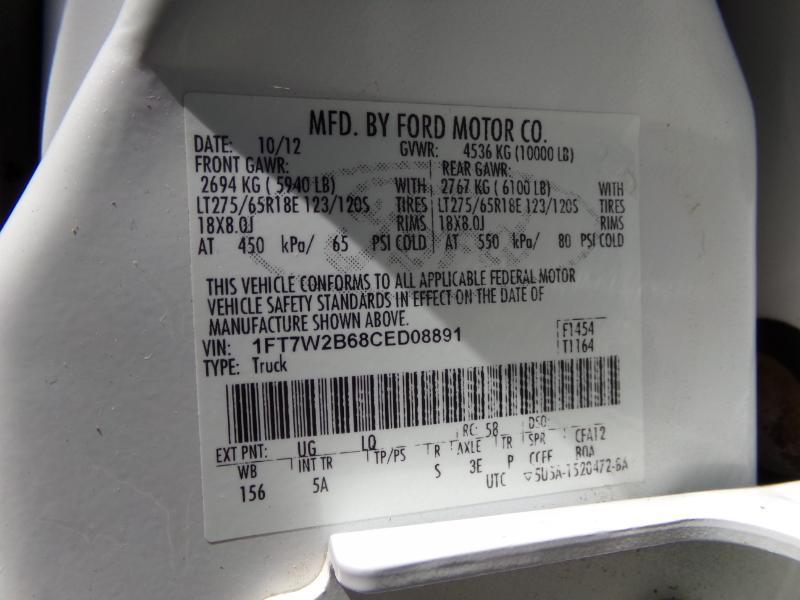 Ford F-250 SD Lariat Crew Cab 4WD 2012