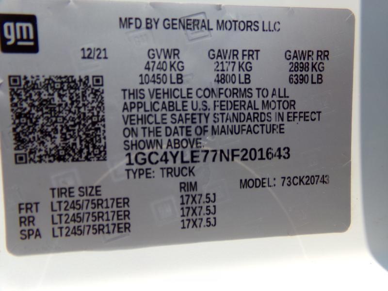 Chevrolet Silverado 2500HD Work Truck Crew Cab Short Box 4WD 2022