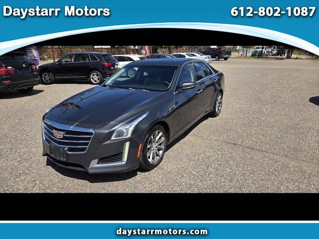 Black (Charcoal) 2016 Cadillac CTS 2.0T Luxury AWD Sedan All-Wheel Drive Automatic