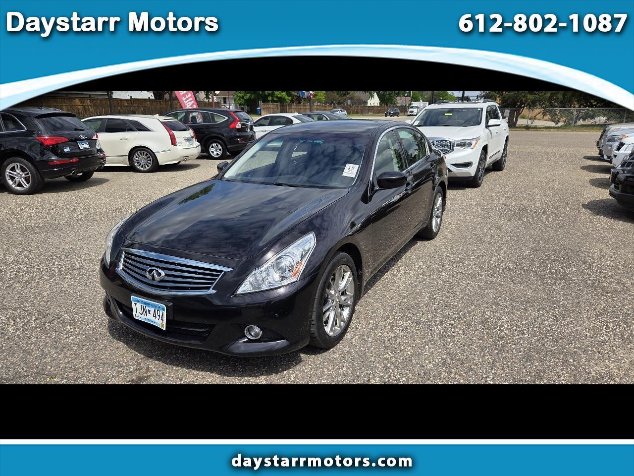 Infiniti G Sedan 37x AWD 2013